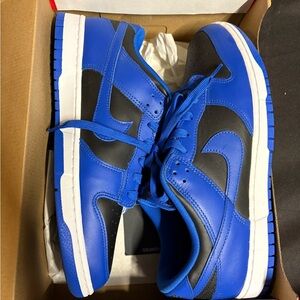 Nike Blue and Black Men's Sneakers